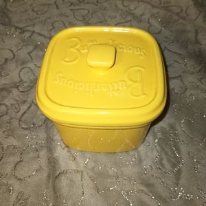 80's Wade Ceramic Butterlicious Butter Pot
